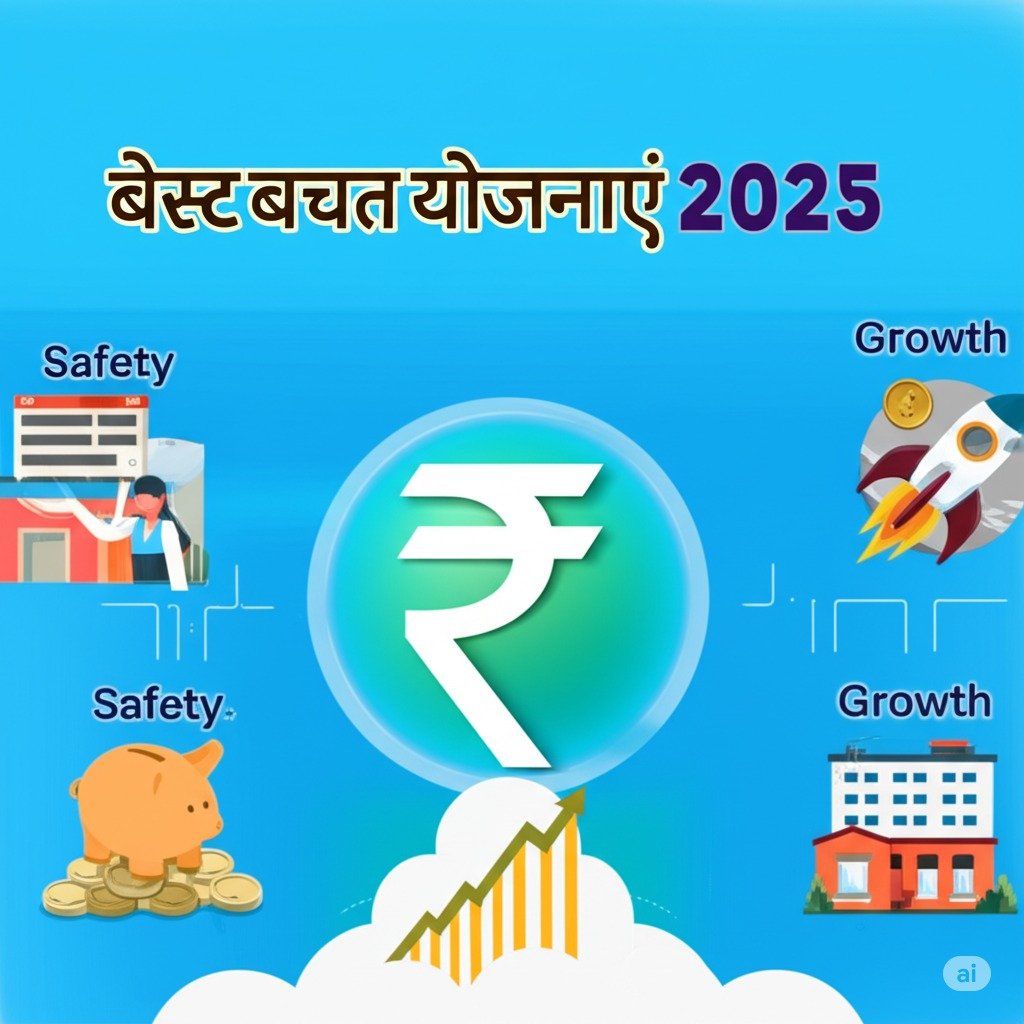 2025 की सर्वश्रेष्ठ बचत योजनाएं: पोस्ट ऑफिस से म्यूचुअल फंड तक, अपने पैसे को दें सही दिशा